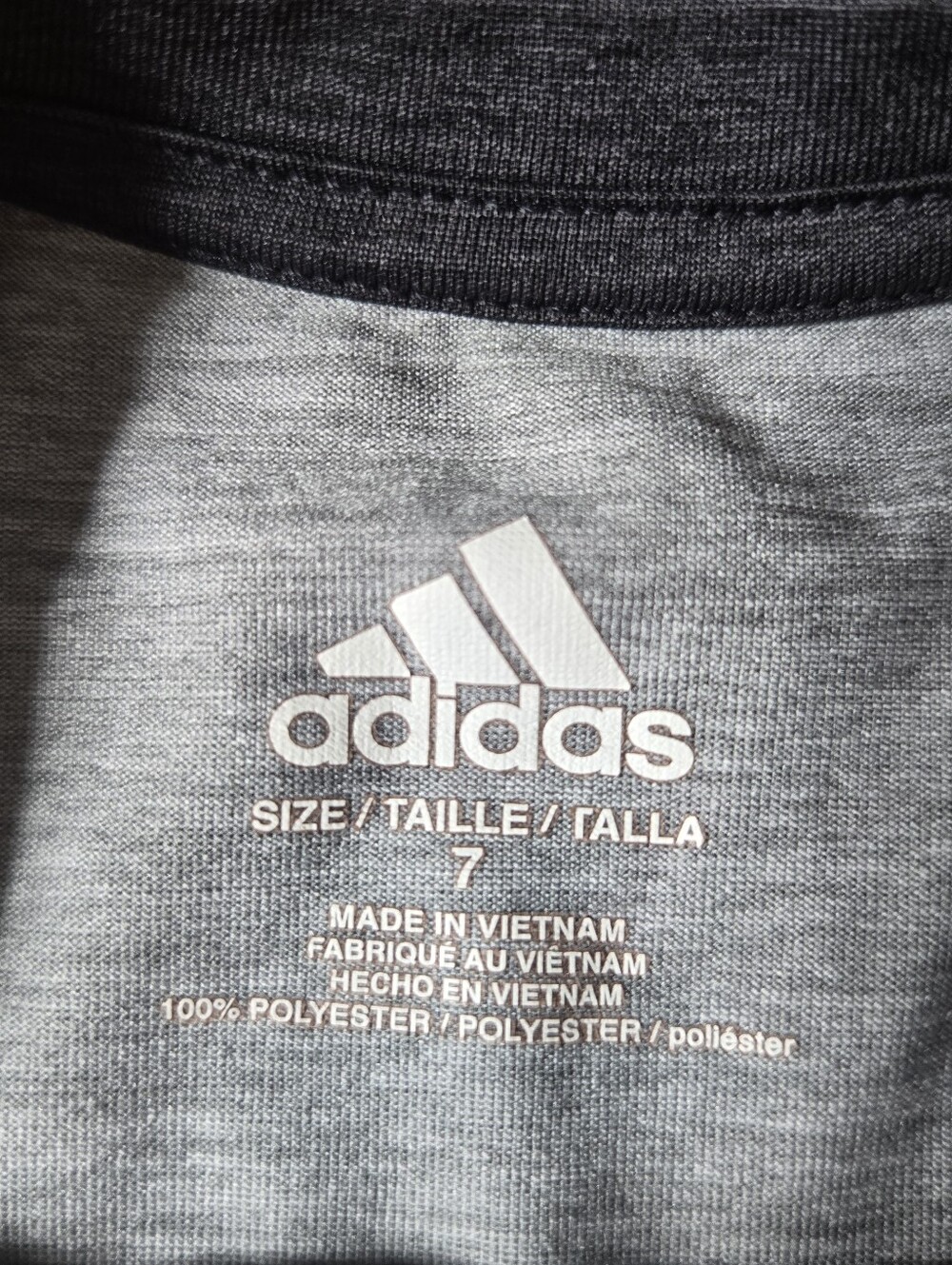 adidas Kids Long Sleeve Soccer & Football Shirts Set of 2 EUC Kids size 7 - Picture 10 of 12